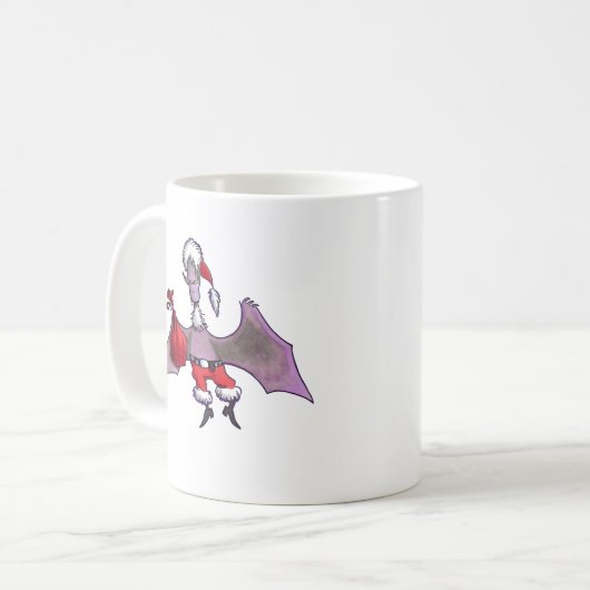 Santa Bat rechte Tasse (Vorderseite Links)