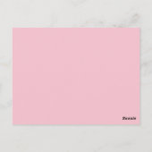 Santa-Baum-Postkarte Postkarte (Rückseite)