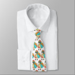 "Santa Beach Christmas Neck Tie Krawatte<br><div class="desc">Beach Santa Tropical Weihnachts-Krawatte</div>