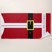 Santa Beach Handtuch (Vorderseite)