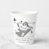 Santa Beach Time paper cups Pappbecher (Vorderseite)