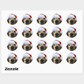 Santa Beagle Aufkleber (Blatt)