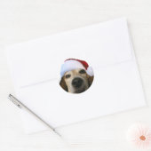 Santa Beagle Aufkleber (Umschlag)