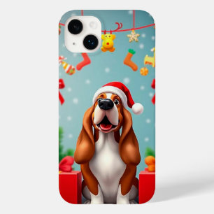 🎄 Santa Beagle Charm ✨ Süßer Weihnachts Hund Case-Mate iPhone 14 Plus Hülle