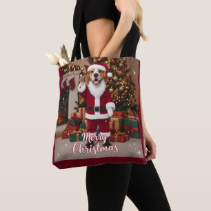 Santa Beagle Frohe Weihnachten - Beagle Weihnachte Tasche