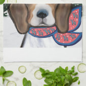 SANTA BEAGLE GESCHIRRTUCH (Gefaltet)