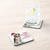 Santa Beagle Untersetzer (Rechte Seite)
