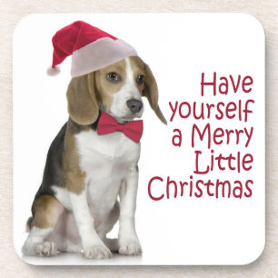 Santa Beagle Untersetzer