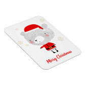 Santa Bear Doodles Magnet (Rechte Seite)