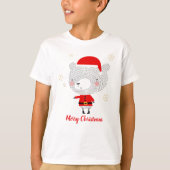 Santa Bear Doodles T-Shirt (Vorderseite)