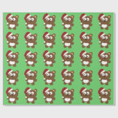 Santa Bear Geschenkpapier (Flach)