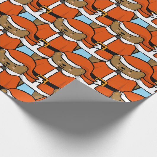 Santa Bear Geschenkpapier (Ecke)
