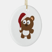 Santa Bear Keramikornament (Rechts)