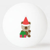 Santa Bear Tischtennisball (Rückseite)