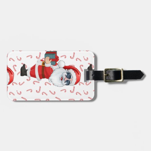 SANTA, bearbeitet Gepäckanhänger (Vorderseite horizontal)