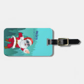 SANTA, bearbeitet Gepäckanhänger (Vorderseite horizontal)