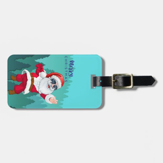 SANTA, bearbeitet Gepäckanhänger (Vorderseite horizontal)