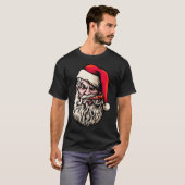 Santa Beard Cigars Funny Smoke Break Weihnachten T-Shirt (Vorne ganz)