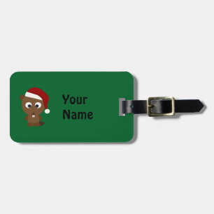 Santa Beaver Gepäckanhänger