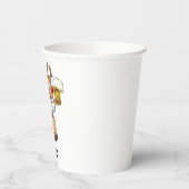 Santa Beer Reindeer Weihnachten Pappbecher (Links)