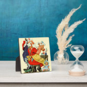 Santa bei der Arbeit Fotoplatte (InSitu)