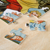 Santa bei der Arbeit Puzzle (Seite)