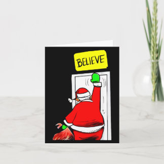 Santa Believe Weihnachten Karte