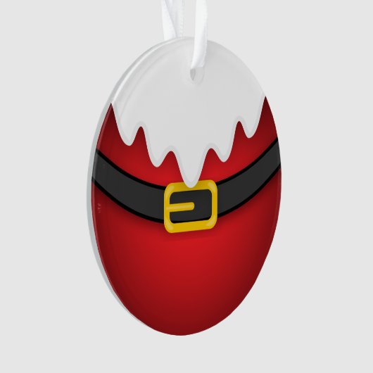 Santa Belle Ornament (Vorderseite)