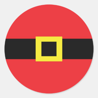 Santa Belly Belt Buckle Funny Weihnachtsfeiertag Runder Aufkleber