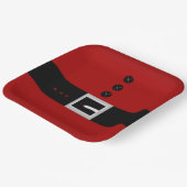 Santa Belly Papierplatte Pappteller (Gewinkelt)