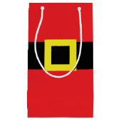 Santa Belt Buckle Belly Red Black Yellow Weihnacht Kleine Geschenktüte (Vorderseite)