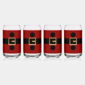 Santa Belt Christmas – Festive Holiday Gift Dosenglas (Hinten)