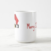 Santa Belt Mug – Ho Ho Ho and Merry Christmas Kaffeetasse (Mittel)