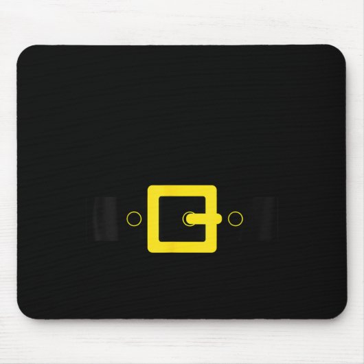 Santa Belt Suit Funny Cute Halloween Christmas Cos Mousepad (Vorne)