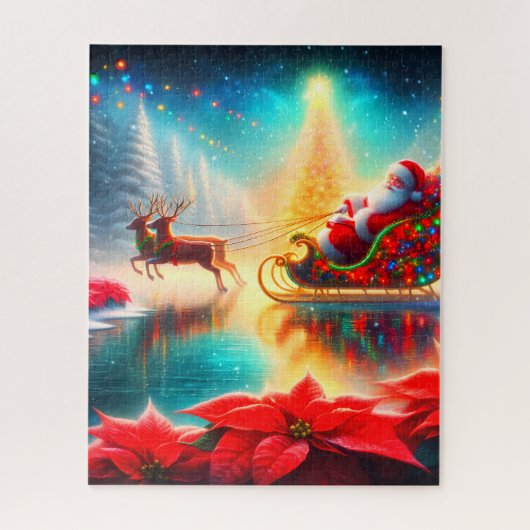 Santa beobachtet dich puzzle (Vertikal)