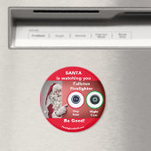 SANTA beobachtet Sie Fallston Firefighter Magnet (In Situ (Geschirrspüler))