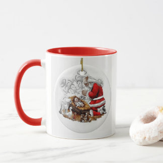Santa Beta mit dem Baby Jesus Tasse