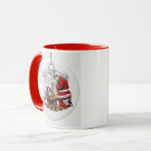 Santa Beta mit dem Baby Jesus Tasse (Vorderseite Links)
