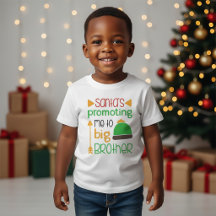 Santa bewirbt mich zum großen Bruder Weihnachten