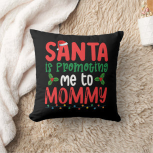 Santa bewirbt mich zur Mummy Family Weihnachten Kissen