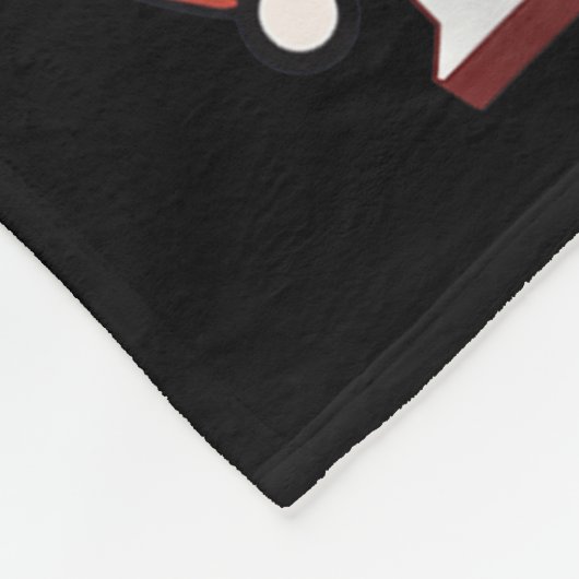 Santa Bigfoot Christmas Lights Funny Sasquatch Bel Fleecedecke (Ecke)