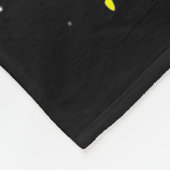 Santa Bigfoot Christmas Lights Funny Sasquatch Bel Fleecedecke (Ecke)