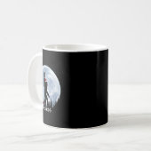 Santa Bigfoot Christmas Rock Roll Sasquatch Glauv Kaffeetasse (Vorderseite Links)
