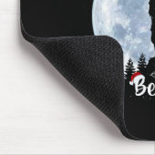 Santa Bigfoot Christmas Rock Roll Sasquatch Glauv Mousepad (Ecke)