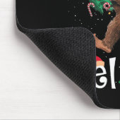 Santa Bigfoot Christmas Tree Lights Sasquatch Beli Mousepad (Ecke)
