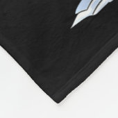 Santa Bigfoot Christmas Tree Xmas Lights Funny Sas Fleecedecke (Ecke)