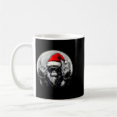 Santa Bigfoot Christmas Tree Xmas Lights Funny Sas Kaffeetasse (Links)