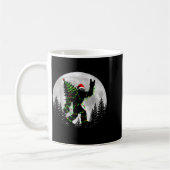 Santa Bigfoot Christmas Tree Xmas Lights Funny Sas Kaffeetasse (Links)