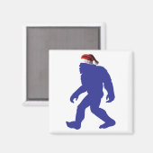 Santa-Bigfoot Magnet (Vorderseite/Rückseite)
