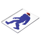 Santa-Bigfoot Notizblock (Linke Seite)